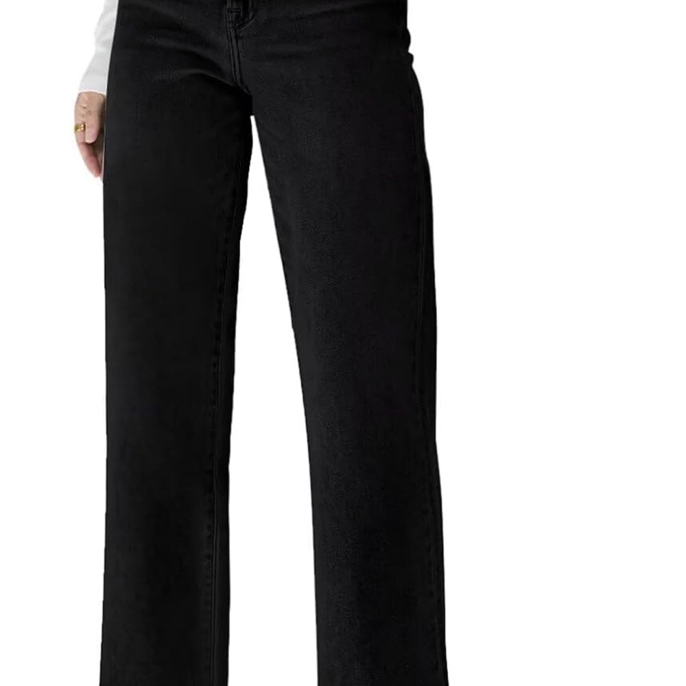 Elegant Black Flare Women's Jeans